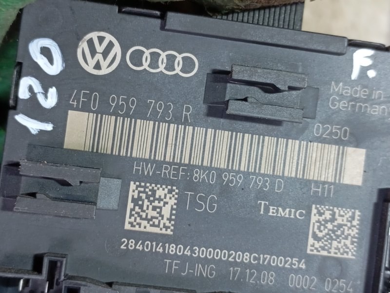Блок управления двери Audi A6 ALLROAD 2010 C6