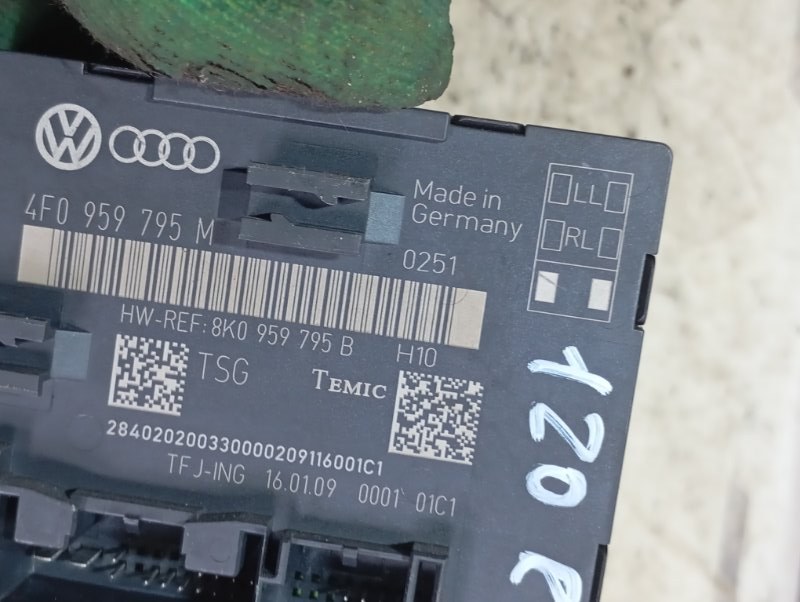 Блок управления двери Audi A6 ALLROAD 2010 C6