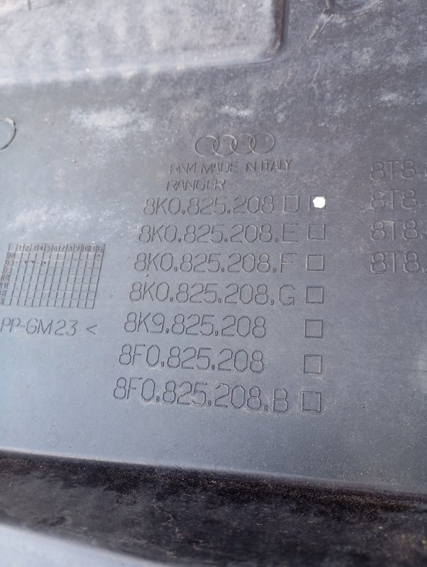 Защита днища Audi A4 2008 B8