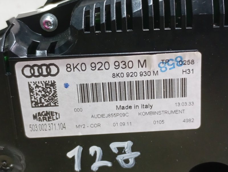 Панель приборов Audi A4 2011 B8