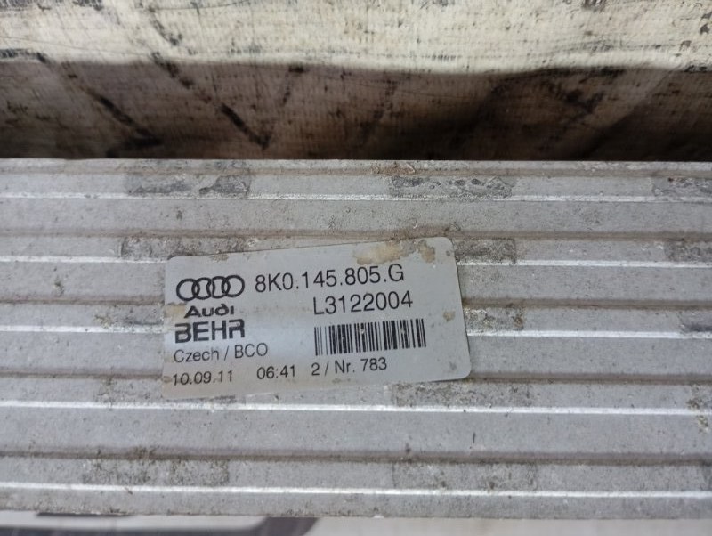 Интеркулер Audi A4 2011 B8