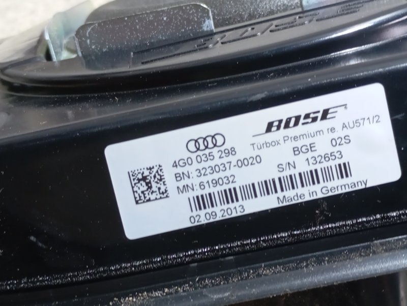 Сабвуфер Audi A6 ALLROAD 2014 C7