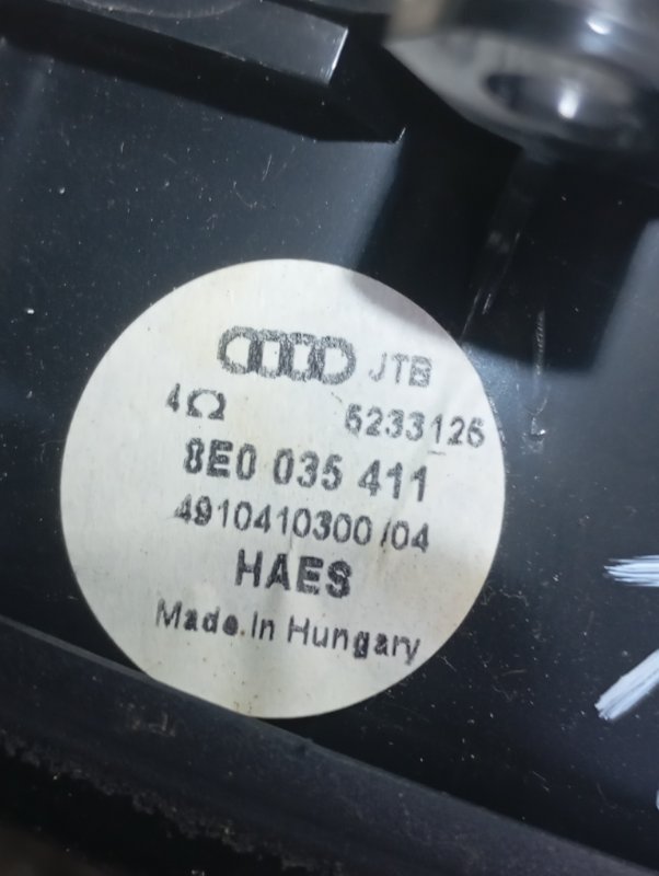 Динамик двери Audi A4 2002 B6