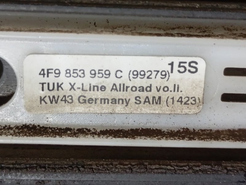 Молдинги дверей Audi A6 ALLROAD 2010 C6