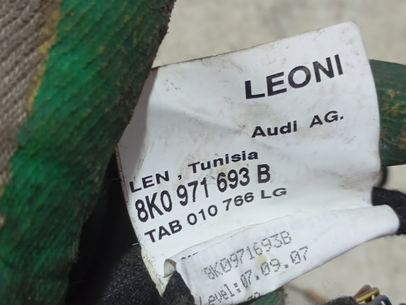 Проводка (коса) двери Audi A4 2008 B8