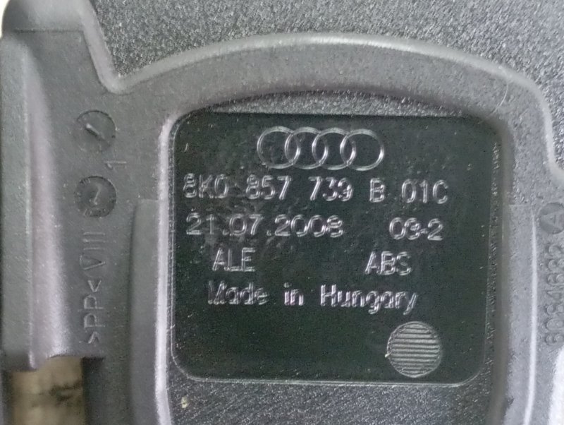 Замок ремня безопасности Audi A4 2008 B8
