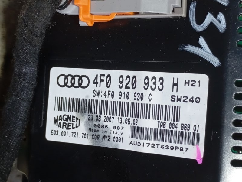 Панель приборов Audi A6 2007 C6