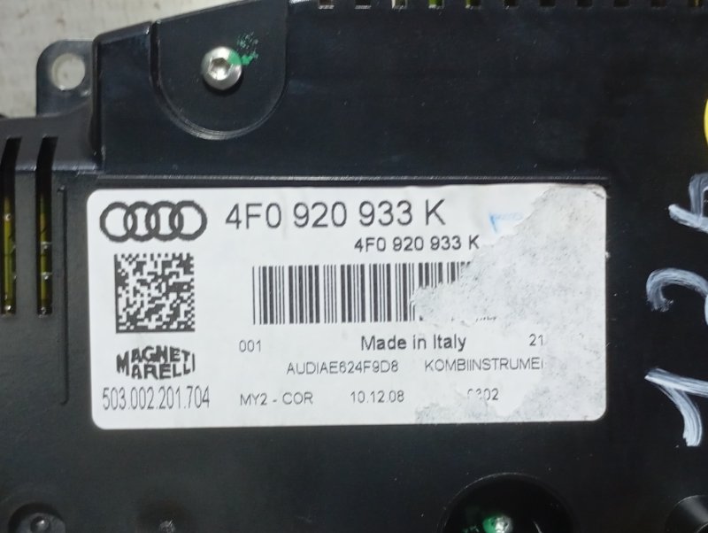 Приборная панель Audi A6 2010 C6