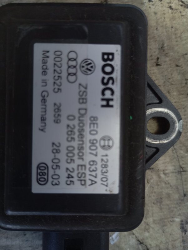 Датчик ускорения Audi A4 2002 B6