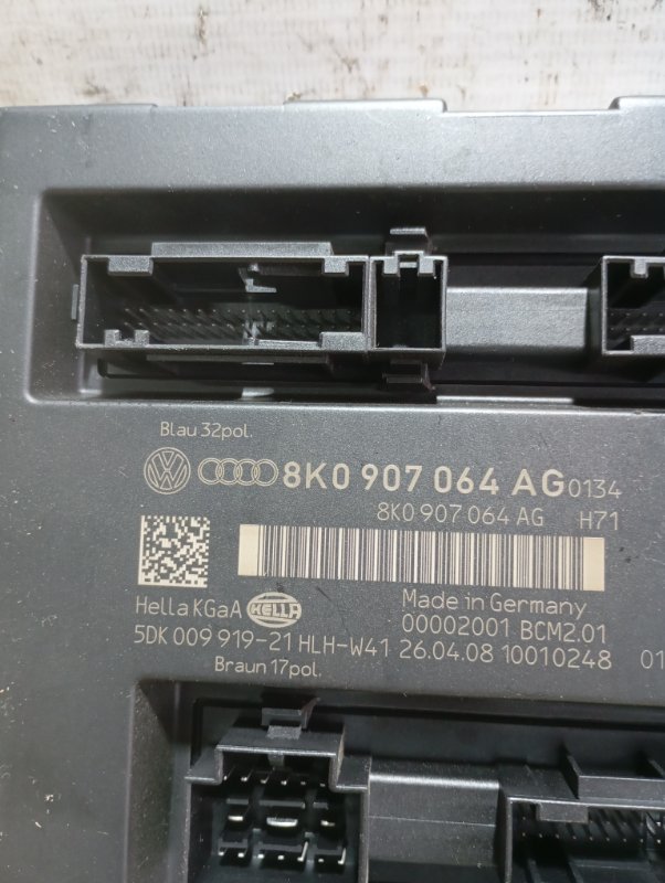 Блок комфорта Audi A4 2008 B8