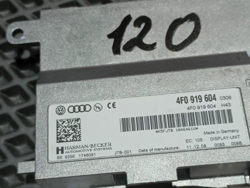Монитор Audi A6 ALLROAD 2010 C6