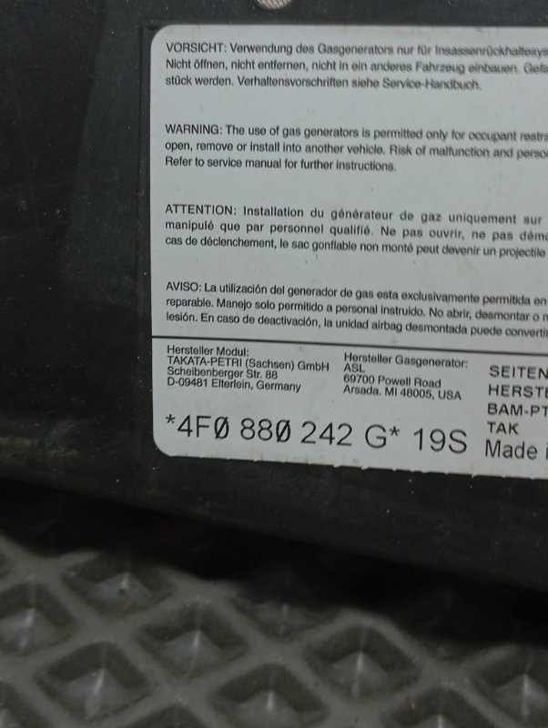Подушка безопасности Audi A6 ALLROAD 2010 C6