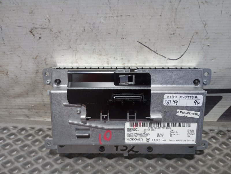 Дисплей MMI Audi A4 2008 B8