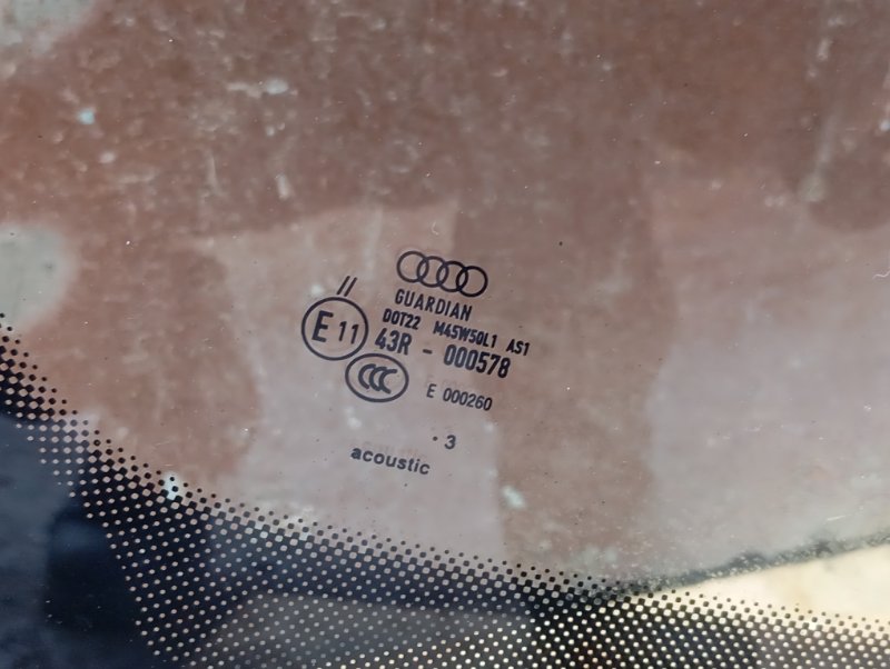 Стекло лобовое Audi A6 ALLROAD 2014 C7