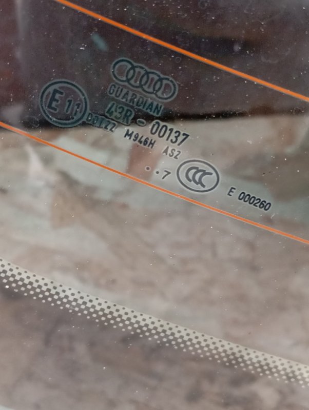 Стекло заднее Audi A6 2007 C6