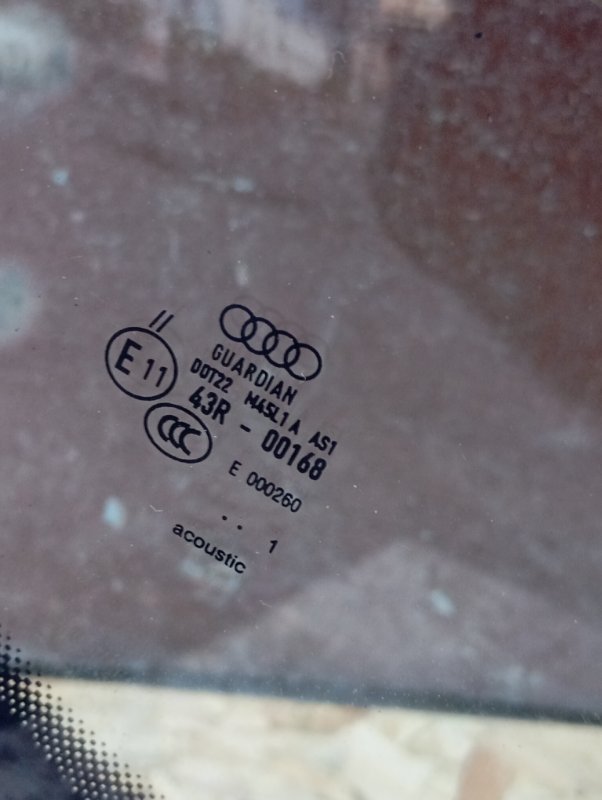 Стекло лобовое Audi A3 2011 8P