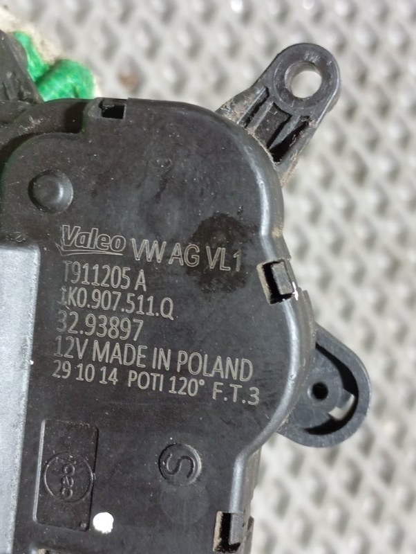 Сервопривод заслонки печки Skoda YETI 2015