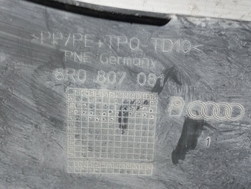 Накладка декоративная Audi Q5 2010 8R