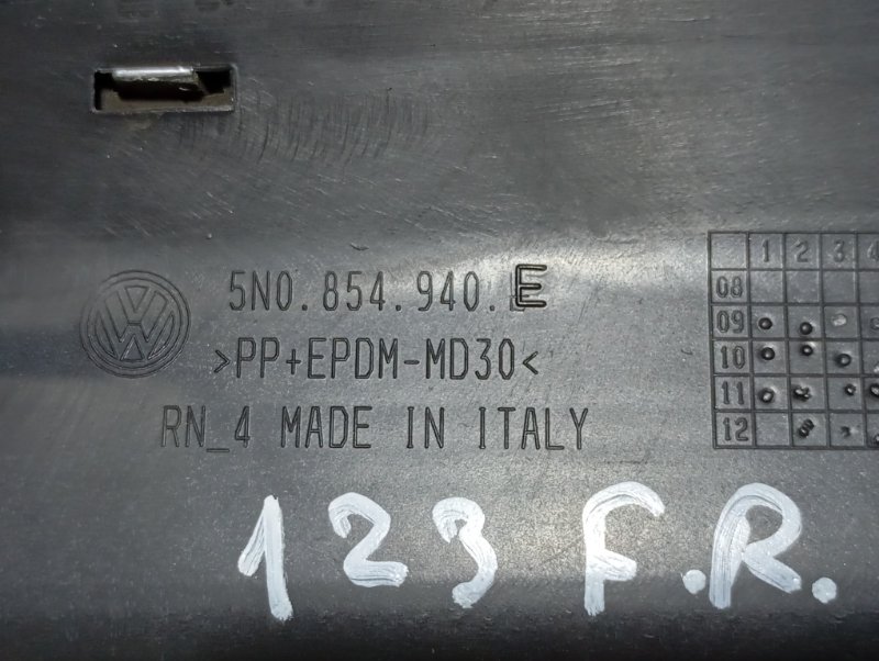 Молдинги дверей Volkswagen Tiguan 2014 5N