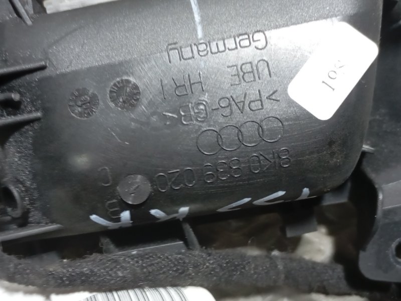 Ручка двери внутренняя Audi A4 2008 B8