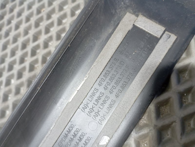 Накладки порогов дверей Audi A6 2007 C6