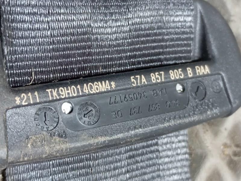 Ремень безопасности Skoda Karoq 2024