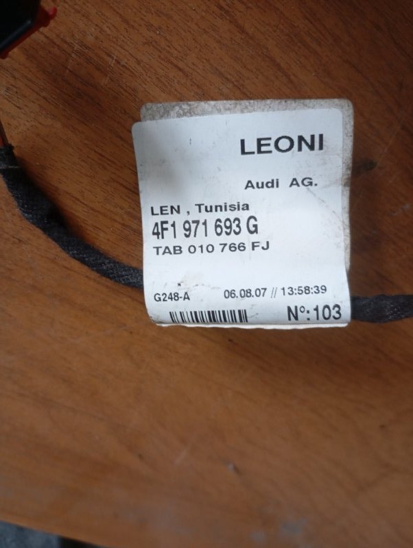 Проводка (коса) двери Audi A6 2007 C6