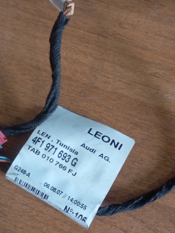 Проводка (коса) двери Audi A6 2007 C6