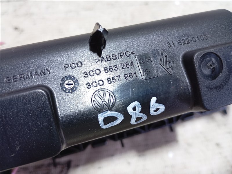 Пепельница Volkswagen Passat 2008 B6