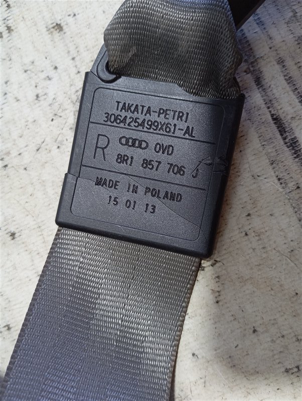 Ремни безопасности Audi Q5 2013 8R