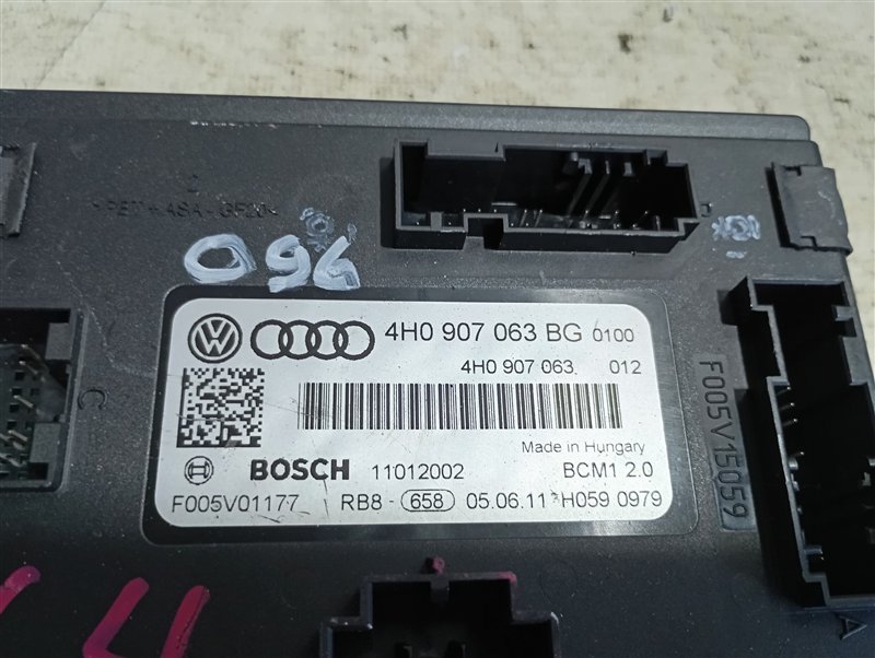 Блок BCM Audi A6 2011 C7