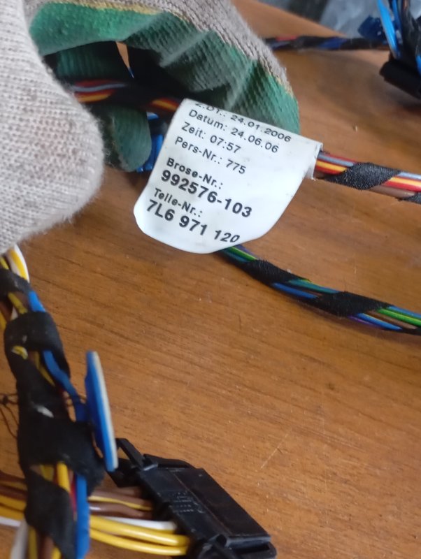 Проводка (коса) двери Volkswagen Touareg 2006 GP