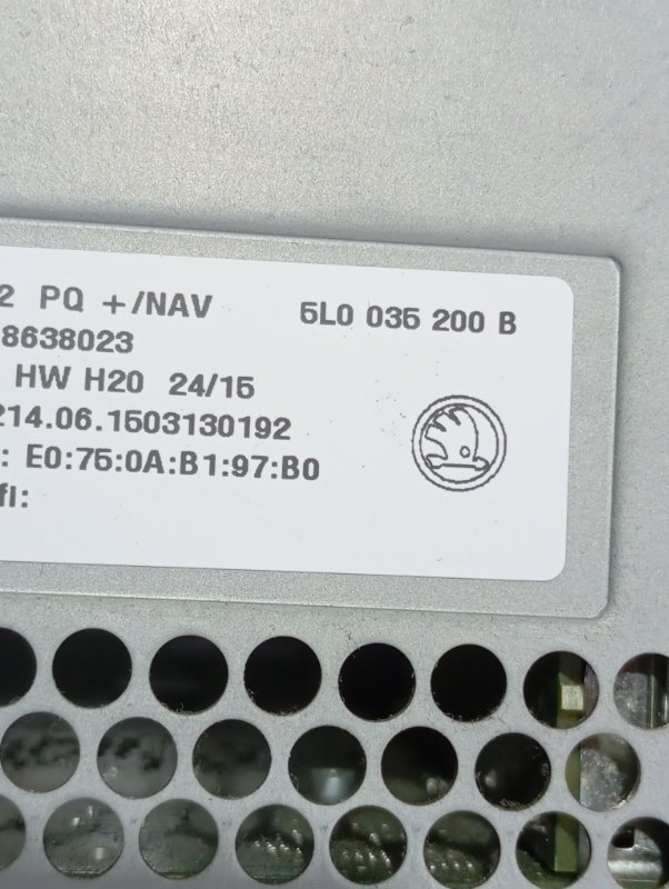 Магнитола 2 DIN Skoda YETI 2015