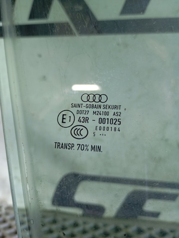 Стекло двери Audi S3 2016 8V hatchback