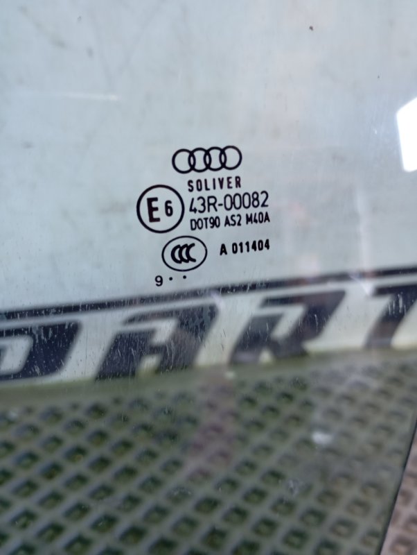 Стекло двери Audi S5 2010 8T