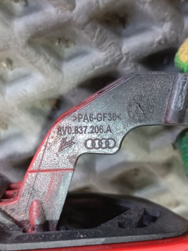 Ручка двери наружная Audi S3 2016 8V hatchback