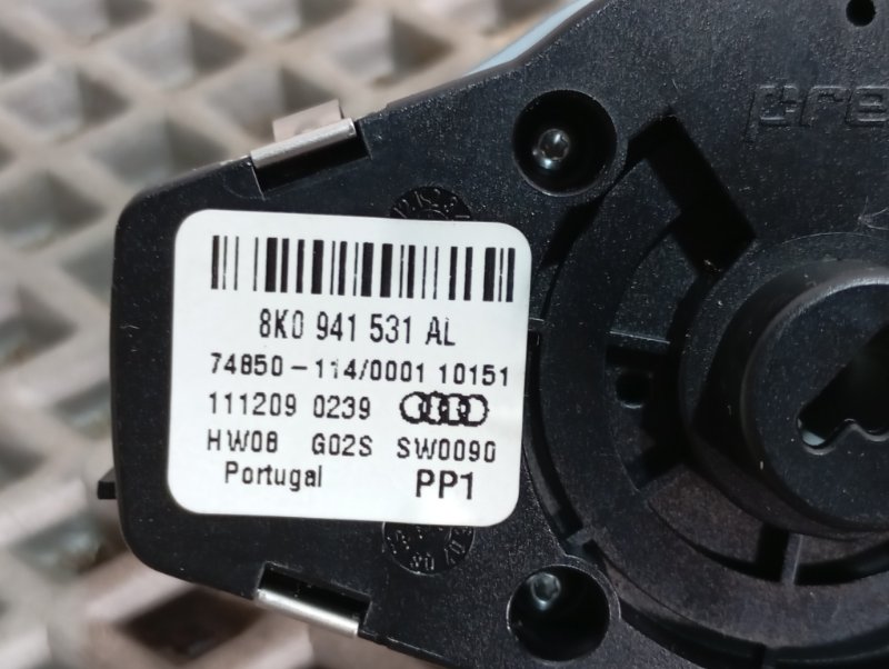 Переключатель света фар Audi S5 2010 8T