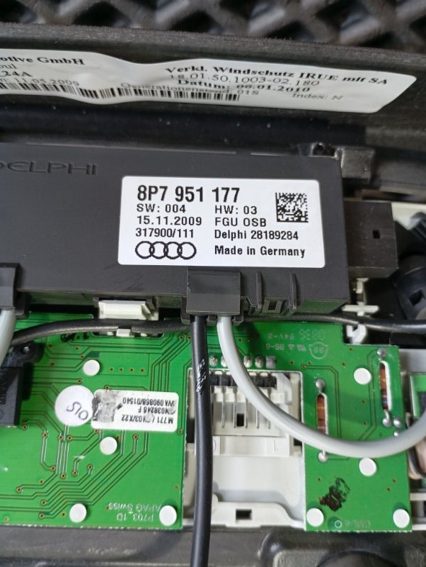 Плафон салона Audi S5 2010 8T