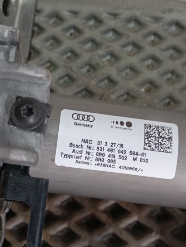 Колонка рулевая Audi Q5 2016 8R