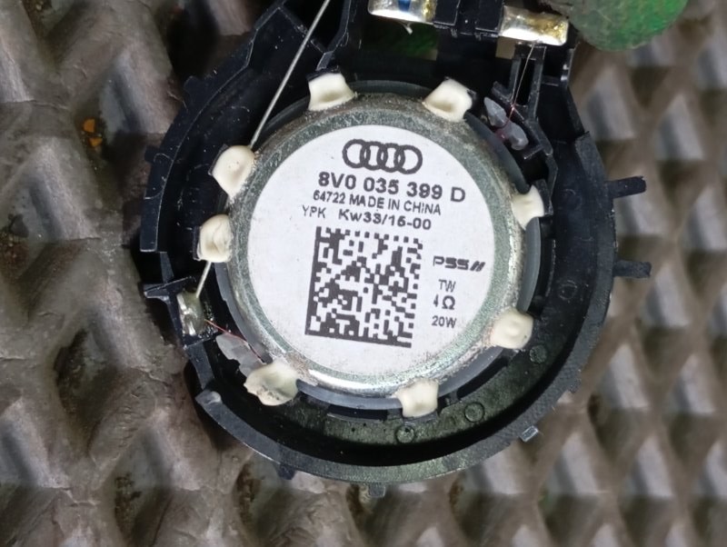 Динамик ВЧ Audi S3 2016 8V hatchback