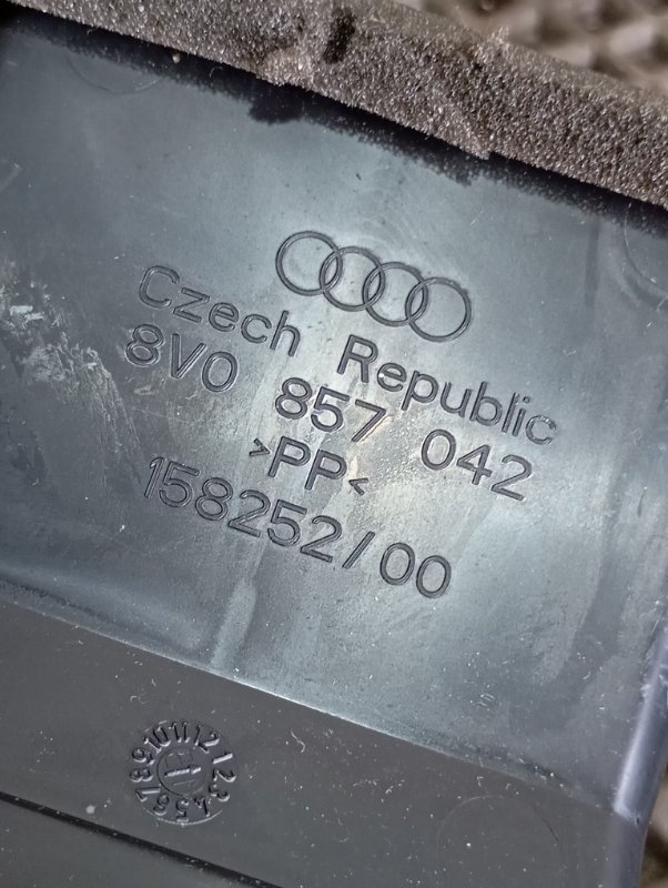Дефлектор салона Audi S3 2016 8V hatchback
