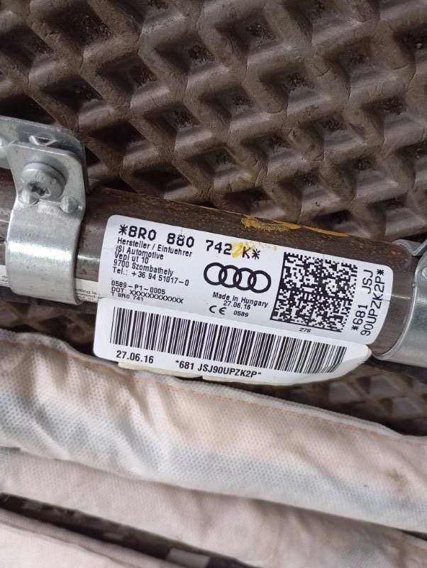Подушка безопасности боковая шторка Audi Q5 2016 8R