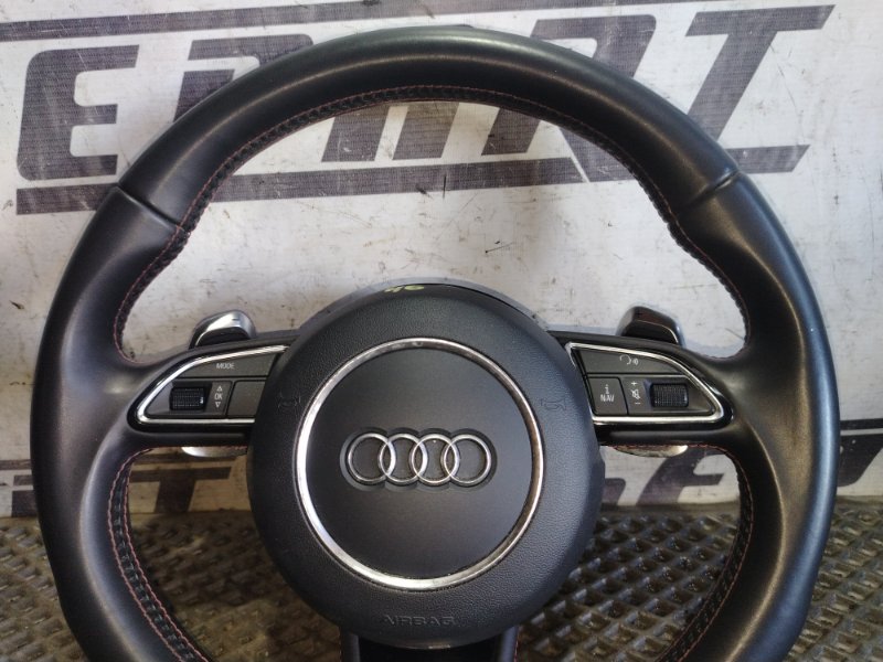 Руль с подрулевыми лепестками Audi S5 2013 8T