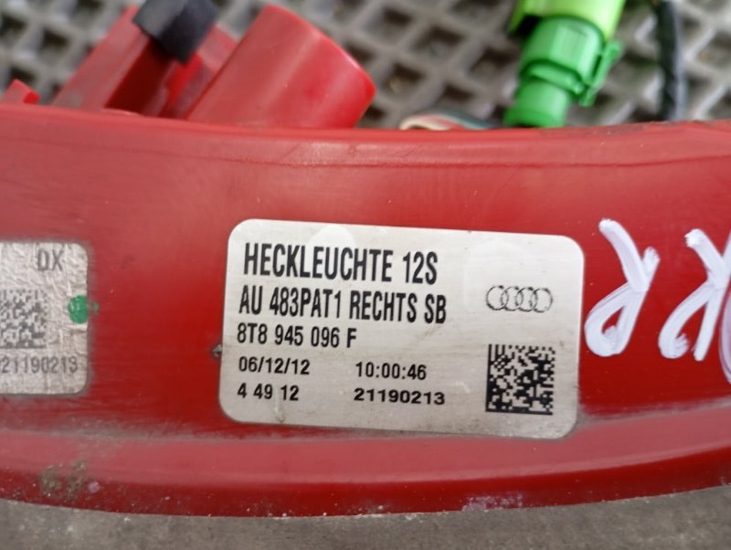 Фонарь наружный Audi S5 2013 8T