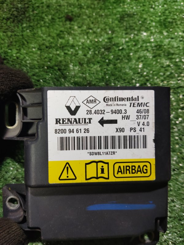 Блок управления AIR BAG Renault logan