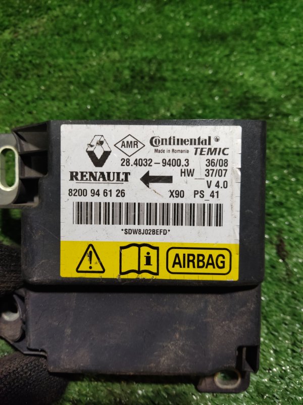 Блок управления AIR BAG Renault logan