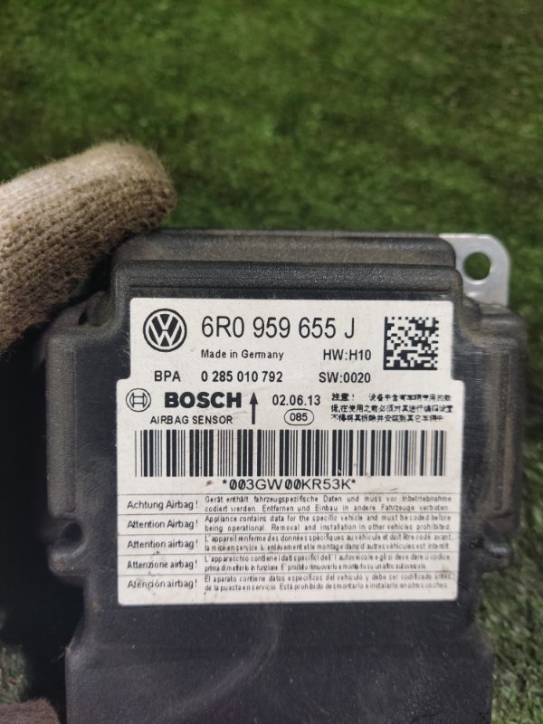 Блок управления AIR BAG Volkswagen Polo 2013 Sed RUS
