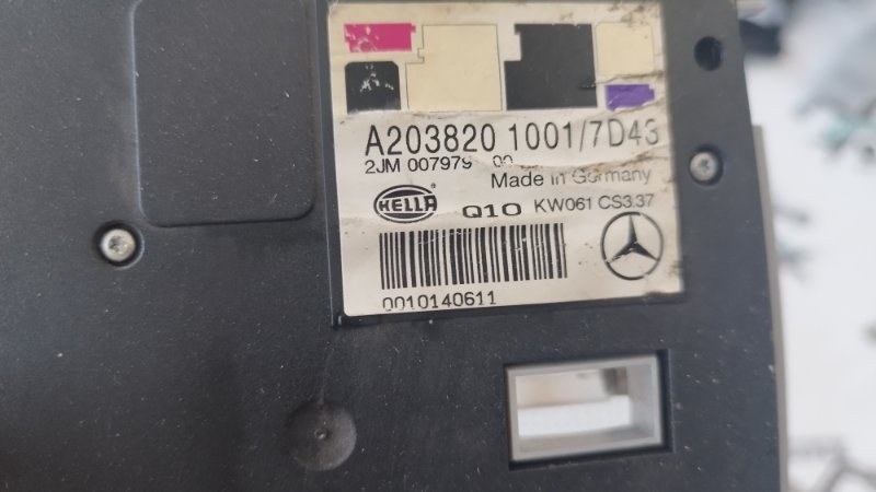 Плафон подсветки салона Mercedes-Benz C 2001 W203