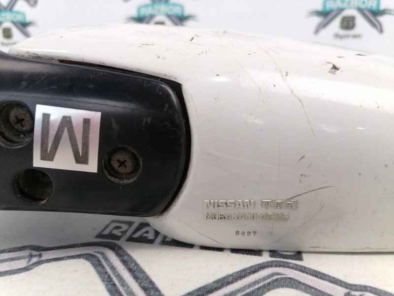 Зеркало заднего вида боковое Nissan Almera 1997