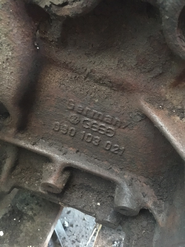 Блок цилиндров Volkswagen Passat 1988 B2